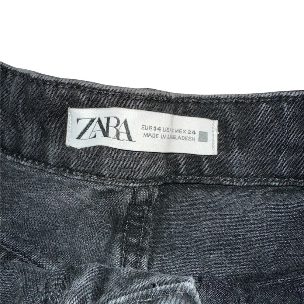 ZARA Black Denim Shorts